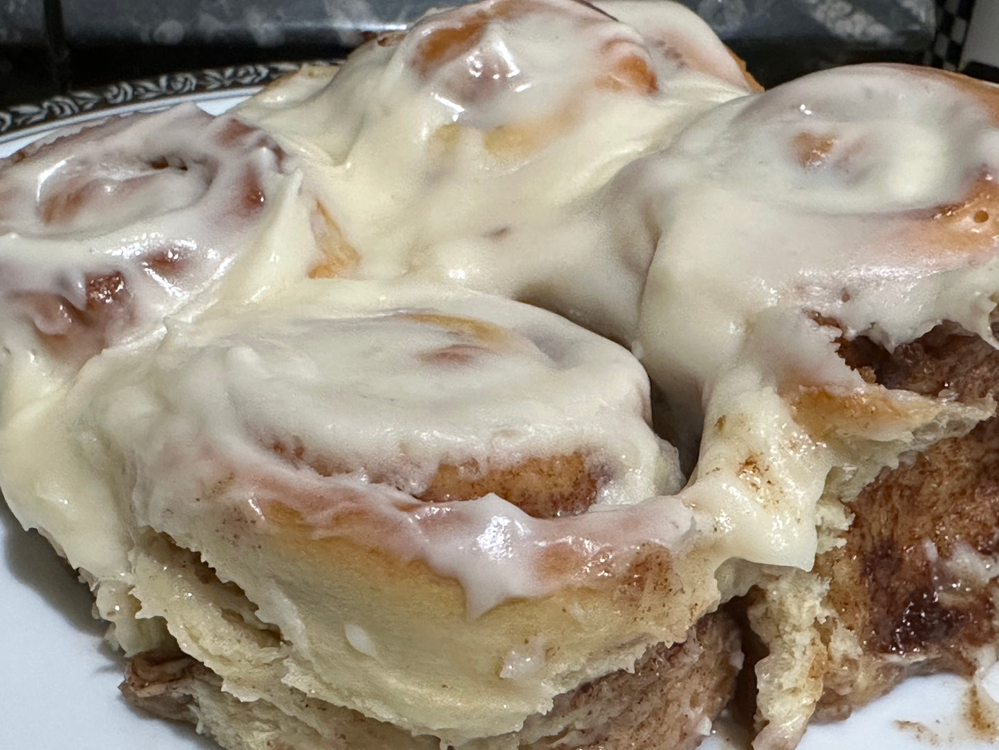 Cream Cheese Frosted Cinnamon Rolls